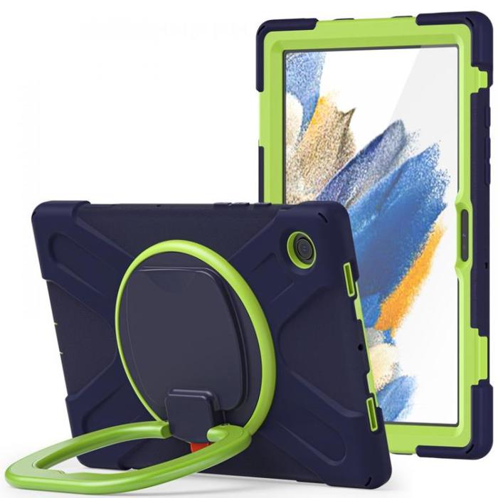 Tech-Protect - Tech-Protect X-Armor Skal Galaxy Tab A8 10.5 - Navy/Lime