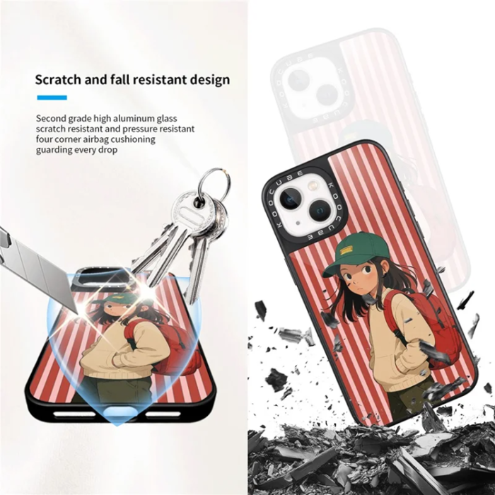 A-One Brand - iPhone 14 Mobilskal MagSafe Aluminium Silikon