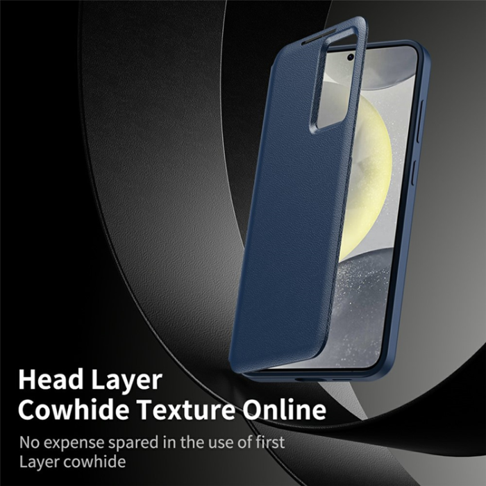 A-One Brand - Galaxy A56 5G Plånboksfodral View Window Läder - Sapphire