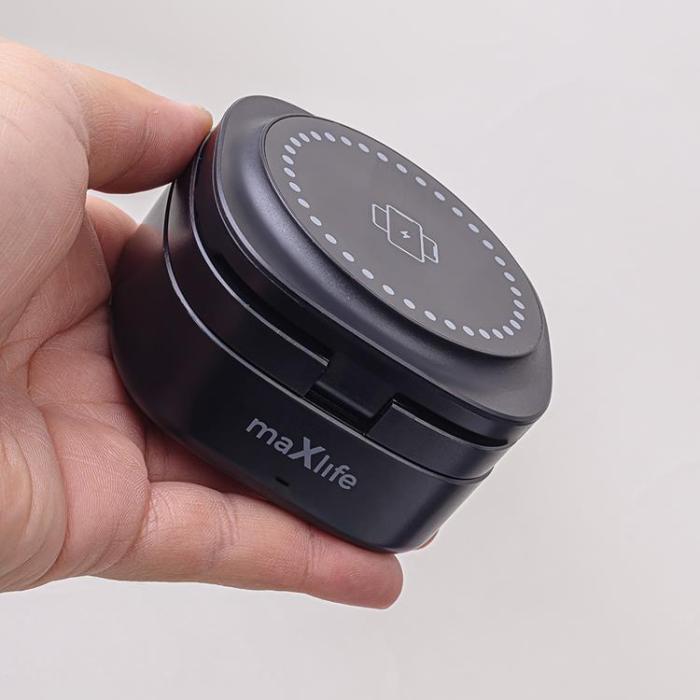 Maxlife - Maxlife 3-in-1 Trådlös Laddare Magnetisk 15W - Svart