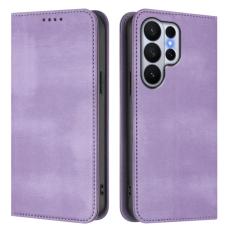 OEM - Samsung Galaxy S26 Ultra Pl&aring;nboksfodral Konstl&auml;der RFID Skydd - Lila