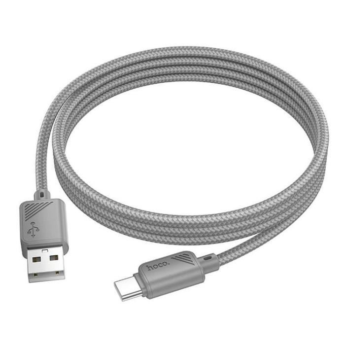 Hoco - Hoco USB-A - USB-C 3A Kabel 1m X113 - Grå