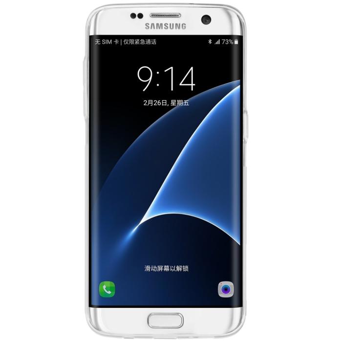 OEM - Nillkin Nature 0.6mm Flexicase Skal till Samsung Galaxy S7 Edge - Transparent
