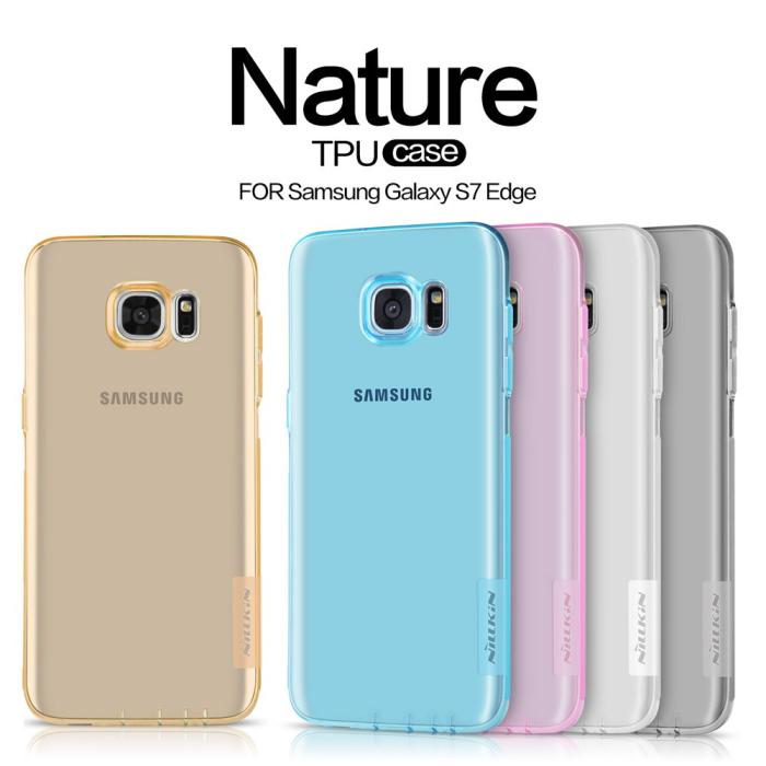 OEM - Nillkin Nature 0.6mm Flexicase Skal till Samsung Galaxy S7 Edge - Transparent