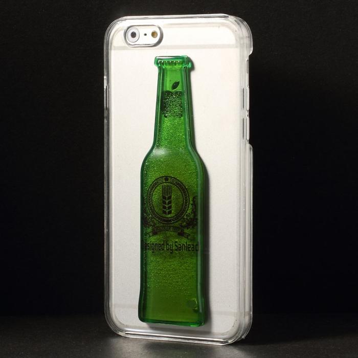 OEM - BaksideSkal till Apple iPhone 6 / 6S - Liquid Beer Bottle (Green)