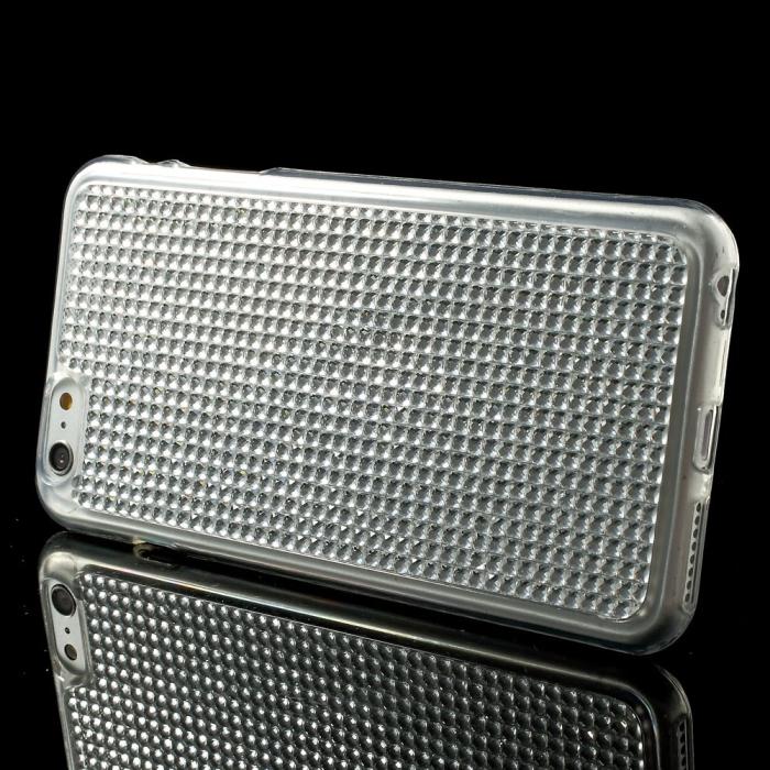 A-One Brand - Flexicase Skal till Apple iPhone 6 / 6S - Bling Vit