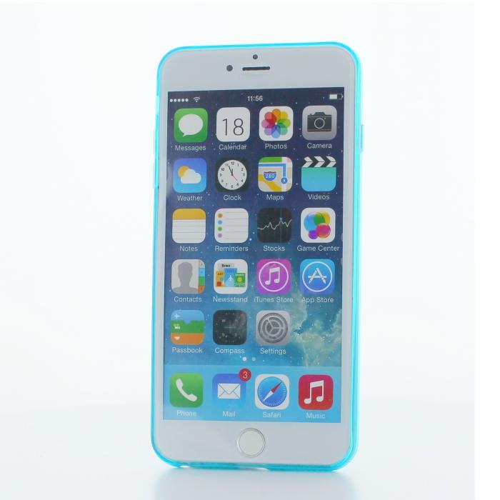 OEM - Ultra-thin 0.6mm Flexicase Skal till Apple iPhone 6(S) Plus - Blå