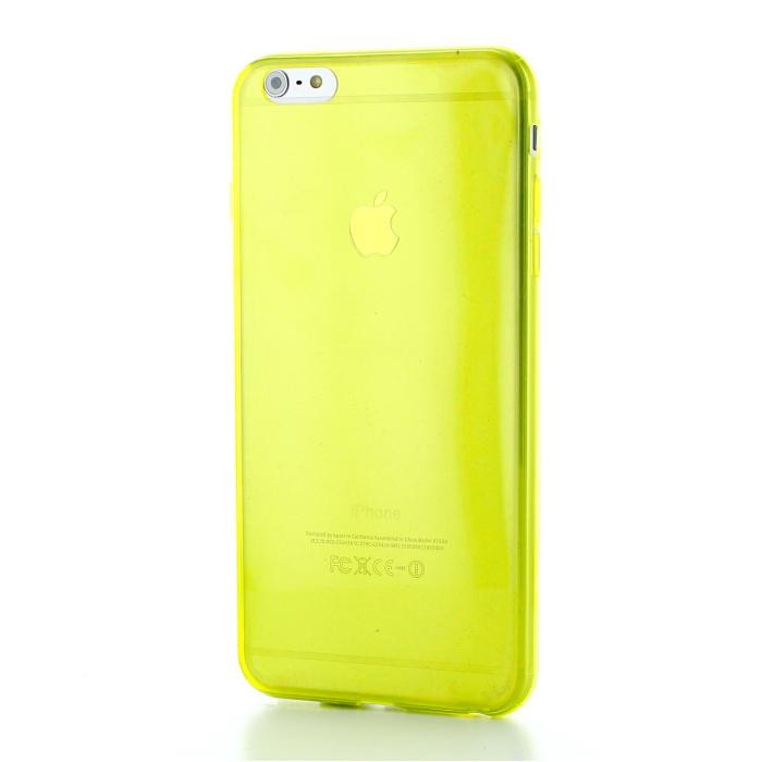OEM - Ultra-thin 0.6mm Flexicase Skal till Apple iPhone 6(S) Plus - Gul