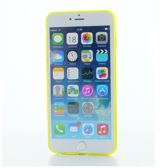 OEM - Ultra-thin 0.6mm Flexicase Skal till Apple iPhone 6(S) Plus - Gul