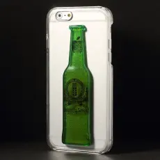 OEM - BaksideSkal till Apple iPhone 6 / 6S - Liquid Beer Bottle (Green)