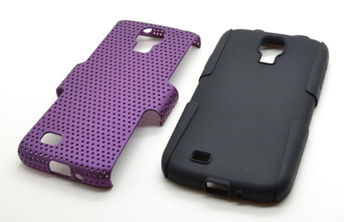 OEM - Mesh Combo Skal till Samsung Galaxy S4 i9500 (Lila)