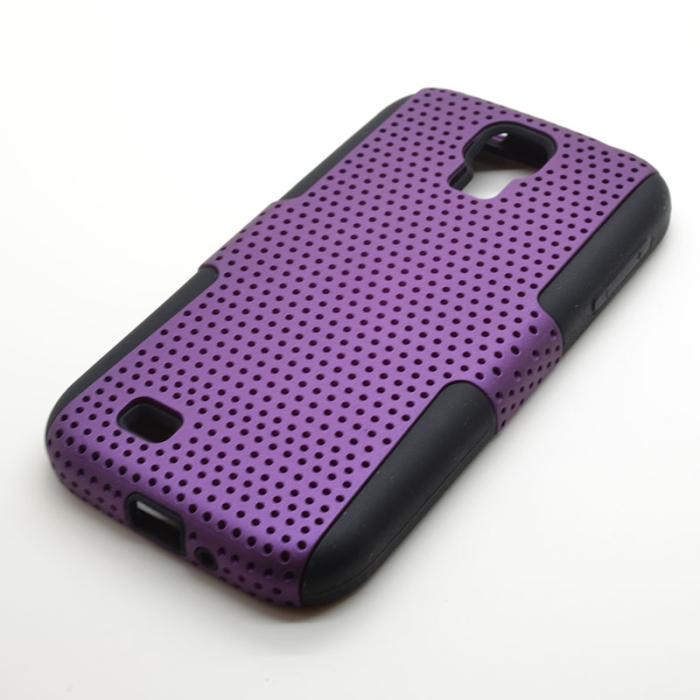 OEM - Mesh Combo Skal till Samsung Galaxy S4 i9500 (Lila)