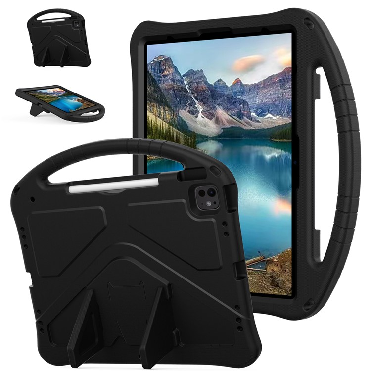 iPad Pro 13"""" (2024) / Air 13"""" (2025/2024) Skal EVA Kickstand - Svart | 2353 | AlltMobil