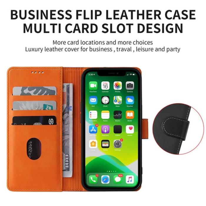 OEM - iPhone 14 Plus Plånboksfodral Dual Flip - Grön
