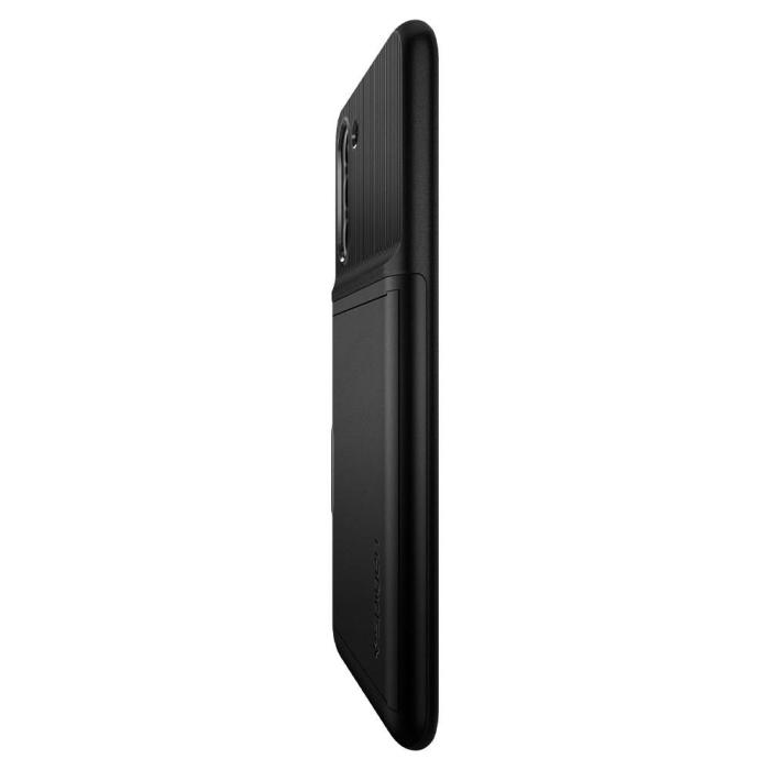 UTGATT5 - SPIGEN Slim Armor CS Skal Samsung Galaxy S21 - Svart