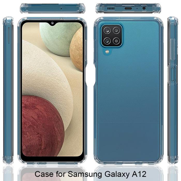 OEM - Acrylic TPU Skal Samsung Galaxy A12 - Clear