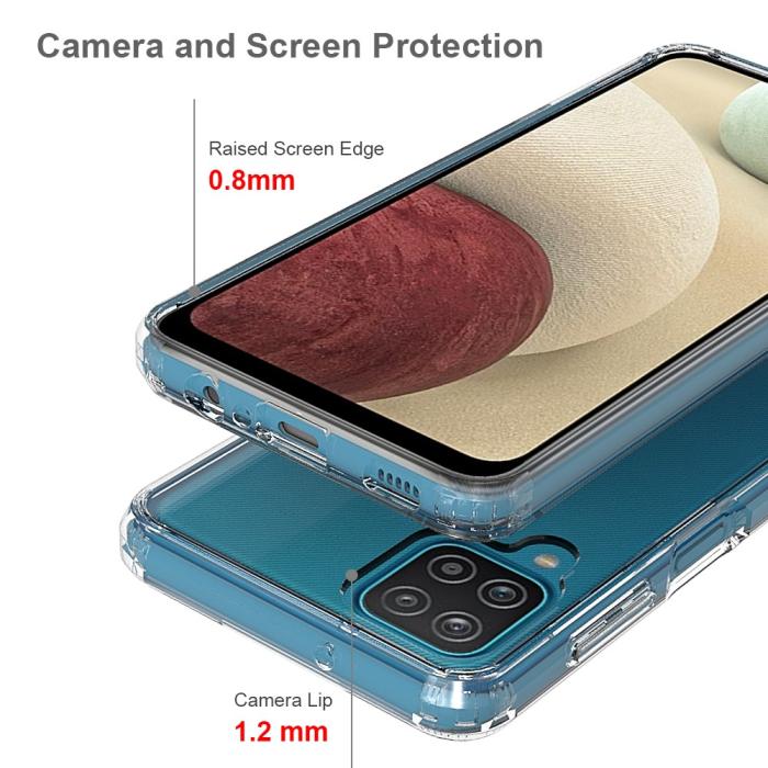 OEM - Acrylic TPU Skal Samsung Galaxy A12 - Clear