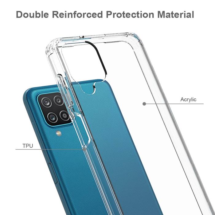 OEM - Acrylic TPU Skal Samsung Galaxy A12 - Clear