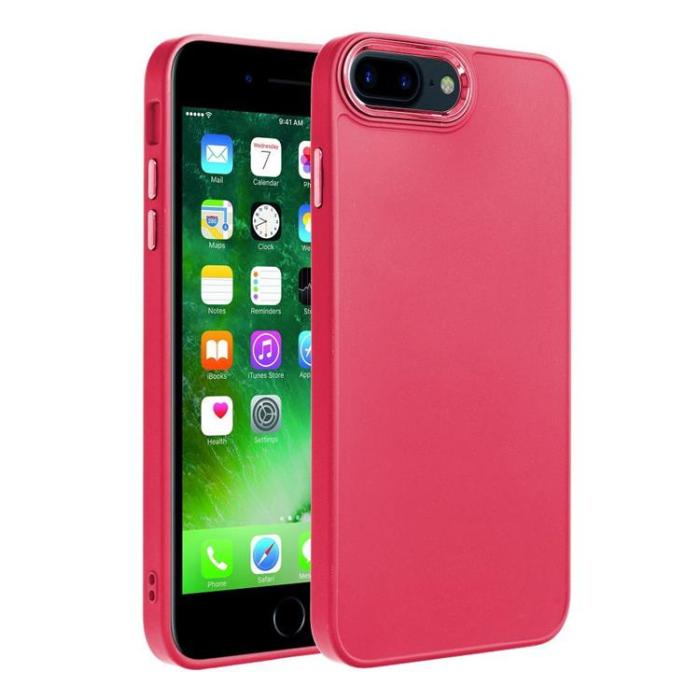 OEM - iPhone 7/8 Plus Mobilskal Frame - Magenta