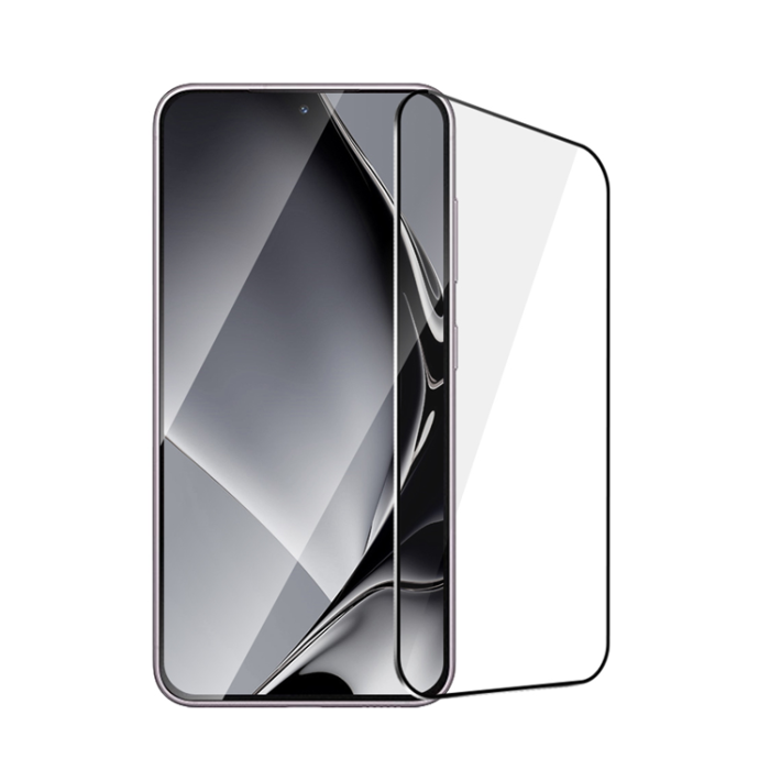 OEM - Galaxy S22 Plus/S23 Plus Härdat Glas Skärmskydd Metall Ram