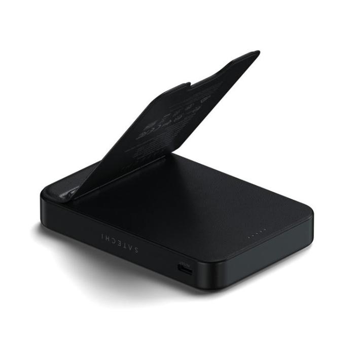 Satechi - Satechi Qi2 MagSafe Powerbank 10000mAh med Stativ - Svart