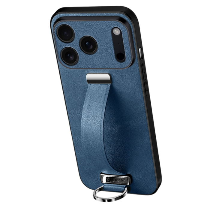 SULADA - SULADA iPhone 17 Pro Mobilskal Armband Kickstand Fashion - Blå