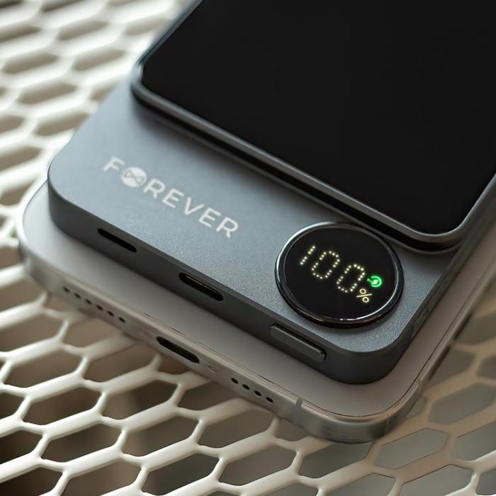Forever - Forever Trådlös Powerbank 5000mAh MagSafe 20W MATB-200 - Svart