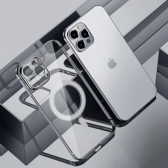 A-One Brand - Electroplating Magsafe Skal iPhone 13 Pro - Silver