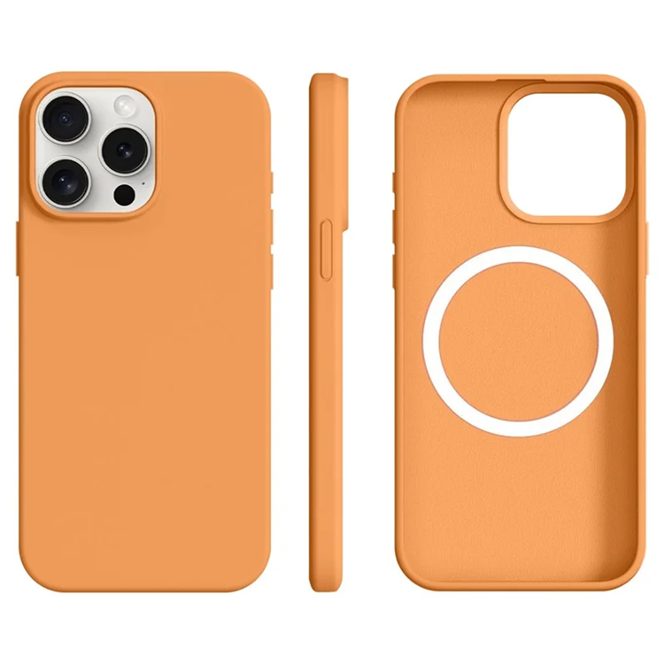 iPhone 12 Pro Max Mobilskal MagSafe Ultra Thin Silikon (Sunset Orange) | 2353 | AlltMobil