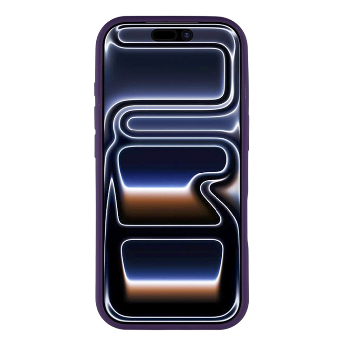 A-One Brand - iPhone 17 Pro Max Mobilskal MagSafe Lins Kickstand - Mörklila