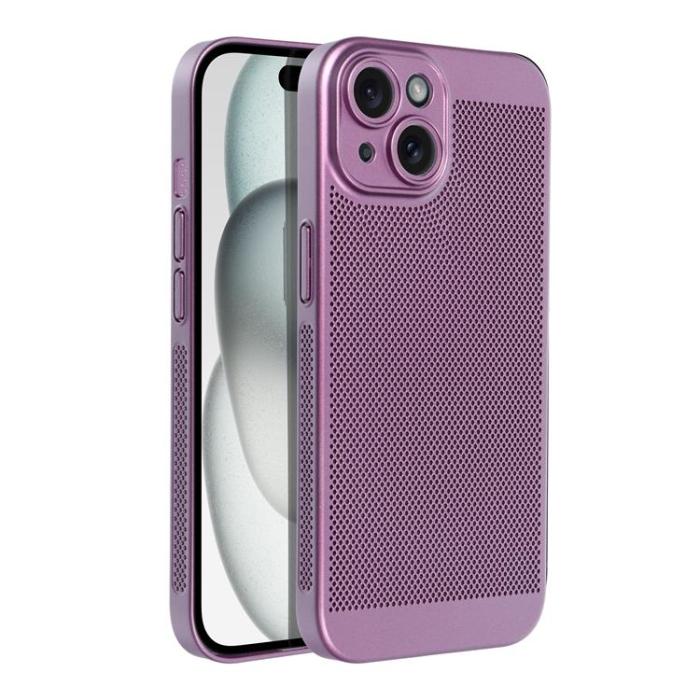 OEM - iPhone 15 Mobilskal Breezy - Lila