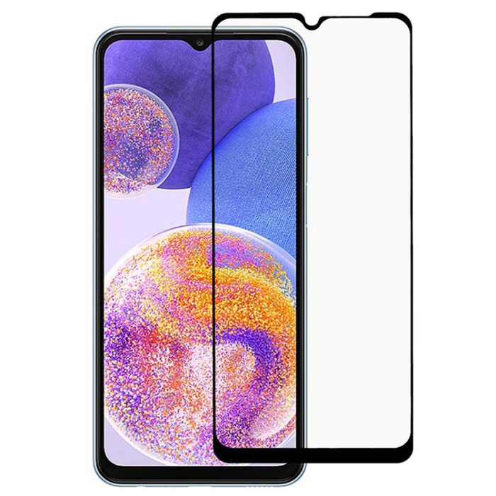 Boom of Sweden - [1-PACK] Galaxy A23 4G/5G Härdat Glas Skärmskydd - Svart