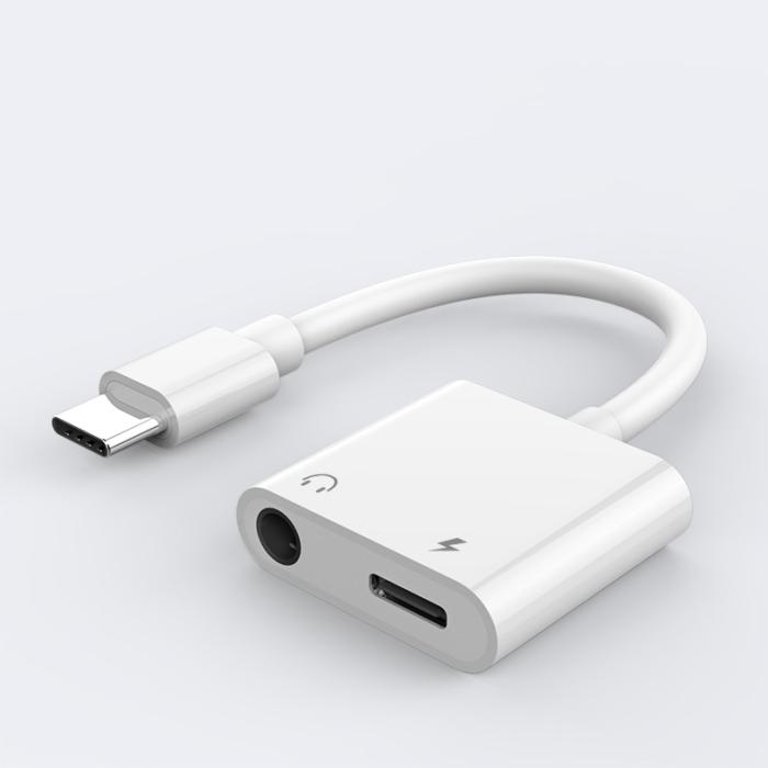 Boom of Sweden - Boom USB-C till 3.5mm AUX Adapter, 3A - Vit