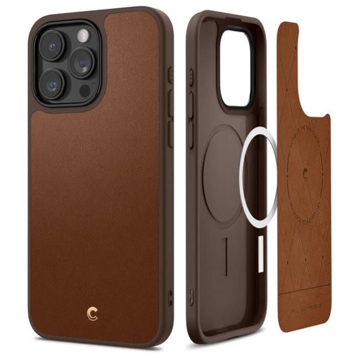 Spigen - Spigen iPhone 15 Pro Max Mobilskal Magsafe Cyrill Kajuk - Brun