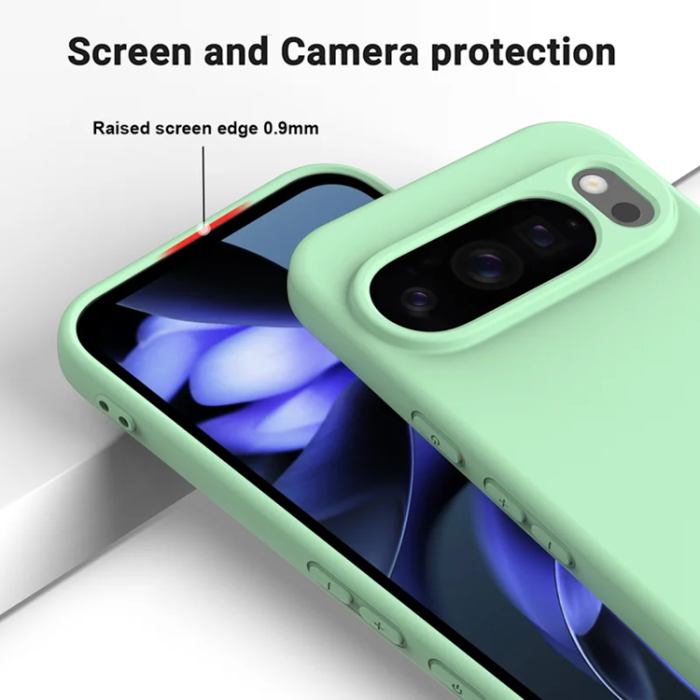 A-One Brand - Google Pixel 10 Pro Mobilskal Liquid Silikon - Grön