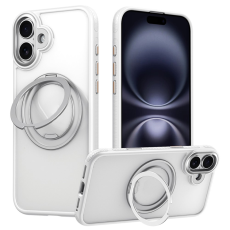 A-One Brand - iPhone 17 Mobilskal MagSafe Kickstand TPU PC - Vit