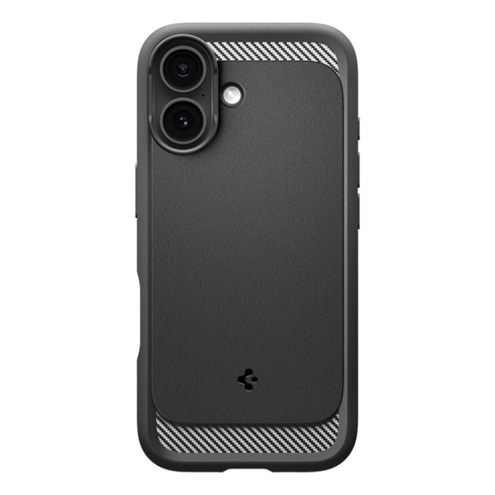 Spigen - Spigen iPhone 17 Mobilskal Magsafe Rugged Armor - Matte Svart