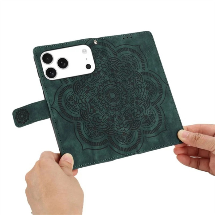 WANLONFENG - [2Pcs] WANLONFENG iPhone 17 Pro Plånboksfodral MTL Series