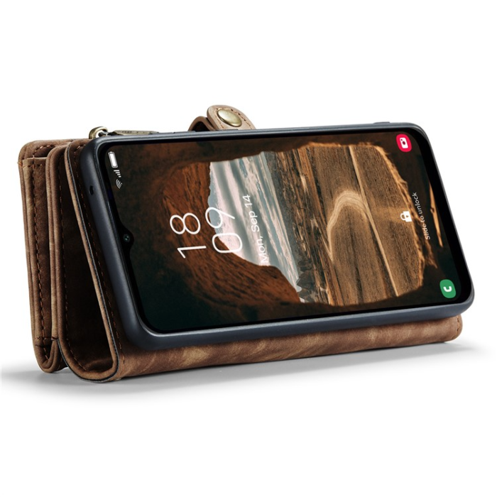 Caseme - Caseme Galaxy A34 5G Plånboksfodral Detachable - Brun