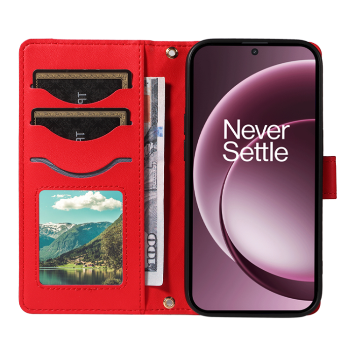 A-One Brand - OnePlus 15 5G Plånboksfodral Rhombus Konstläder