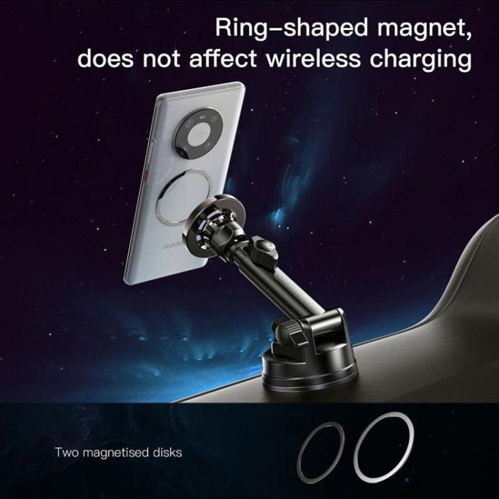Forcell - Forcell Bilhållare Magsafe F-Grip PrecisionX - Svart