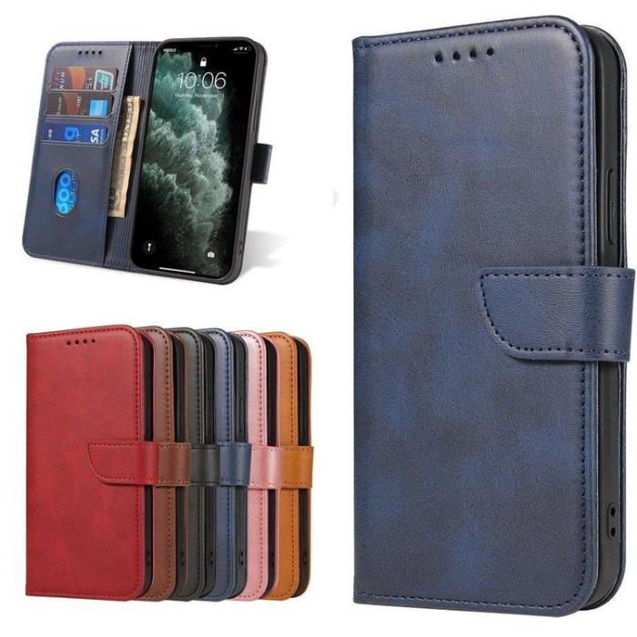 UTGATT5 - Magnet Elegant Kickstand Fodral Huawei Y5p - Blå