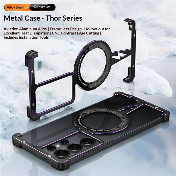 A-One Brand - Galaxy S25 Ultra Mobilskal MagSafe Bumper Frameless