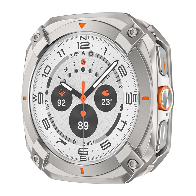 Samsung Galaxy Watch Ultra (47mm) Skal Cyber Style - Titanium/Orange | 2353 | AlltMobil