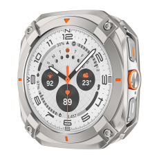A-One Brand - Samsung Galaxy Watch Ultra (47mm) Skal Cyber Style - Titanium/Orange