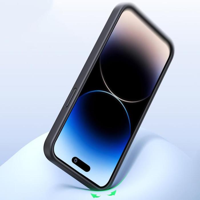 Ugreen - Ugreen iPhone 14 Pro Skal Silky Silicone - Svart