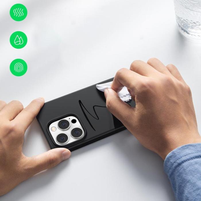 Ugreen - Ugreen iPhone 14 Pro Skal Silky Silicone - Svart