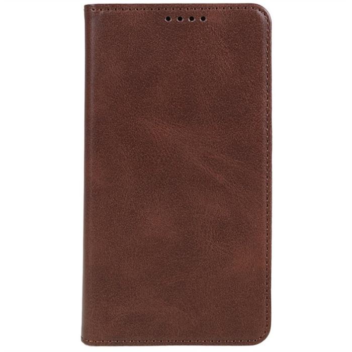 OEM - Samsung Galaxy A57 Fodral Konstläder Kalvstruktur - Brun