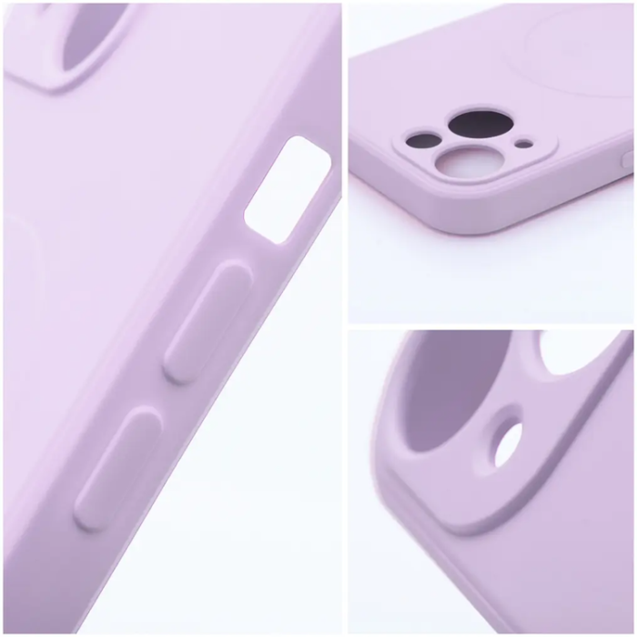 A-One Brand - Mobilskal för iPhone 18 Pro Magsafe Silikon Edge - Rosa