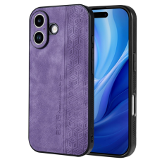 AZNS - AZNS iPhone 17 Mobilskal PU-Läder TPU - Lila